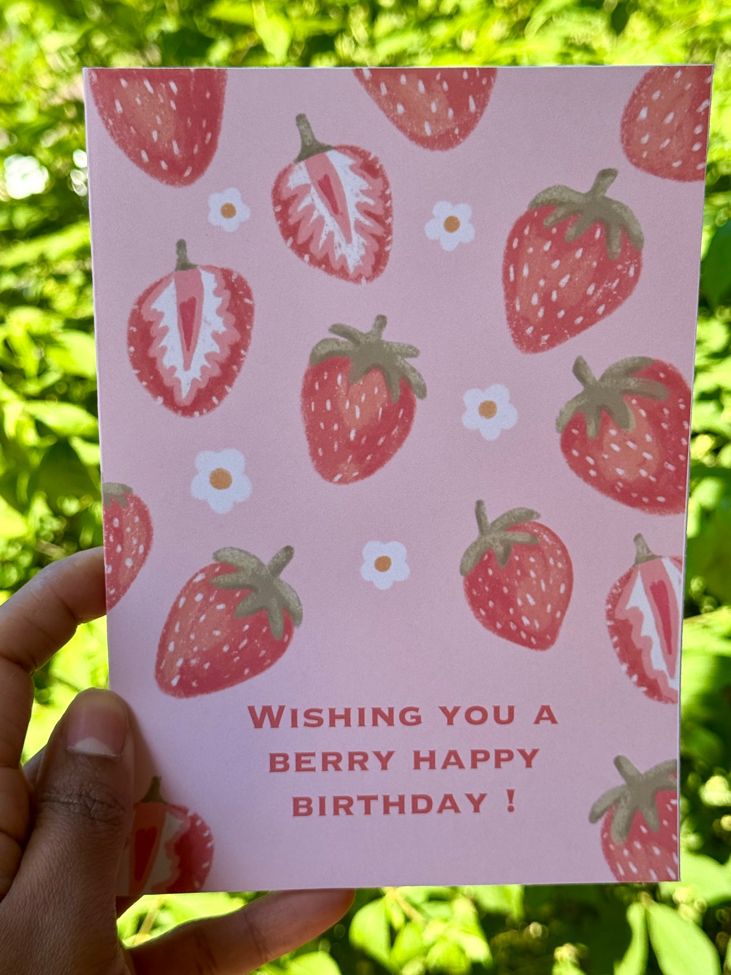 Wishing you a berry happy birthday! - Greeting Card