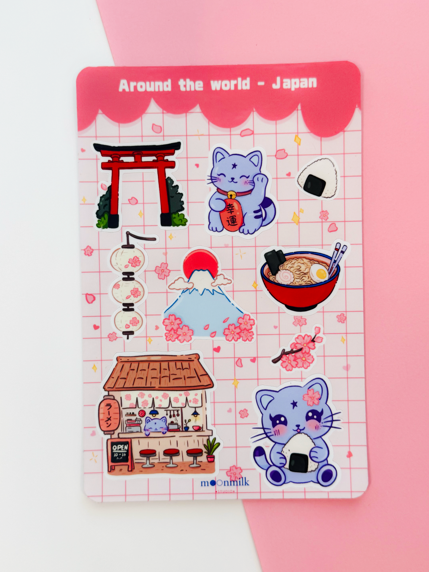 Around the World - Japan - Sticker Sheet