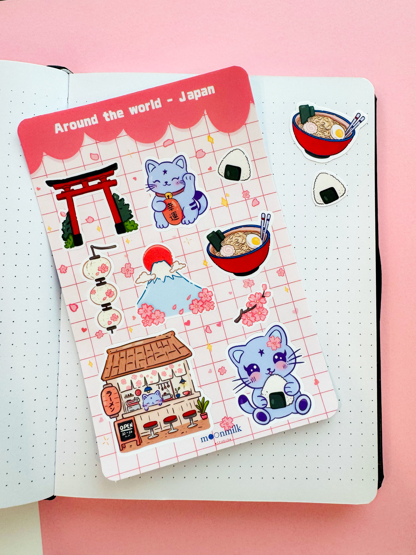 Around the World - Japan - Sticker Sheet