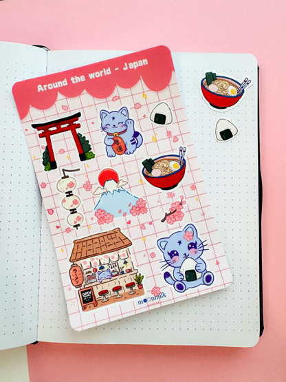 Around the World - Japan - Sticker Sheet