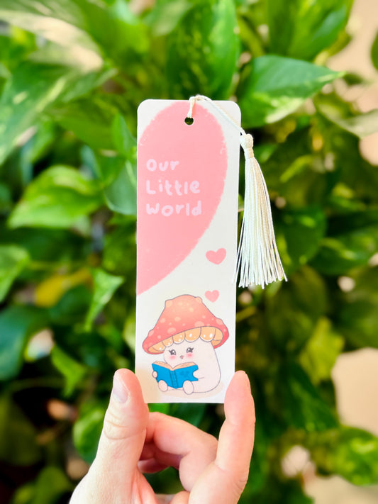 Our Little World Mushy  - Bookmark