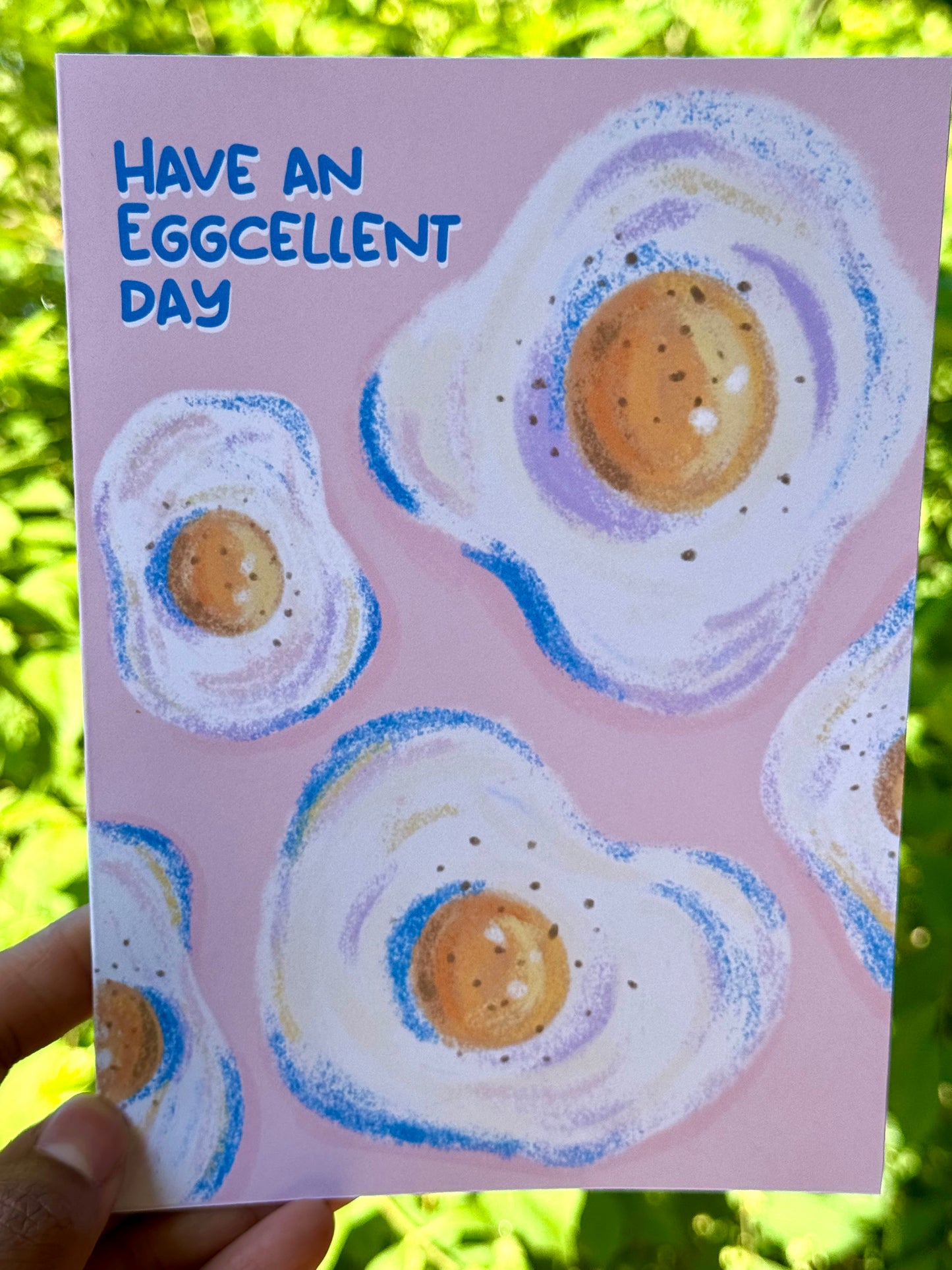 Have an eggcellent day - Greeting Card