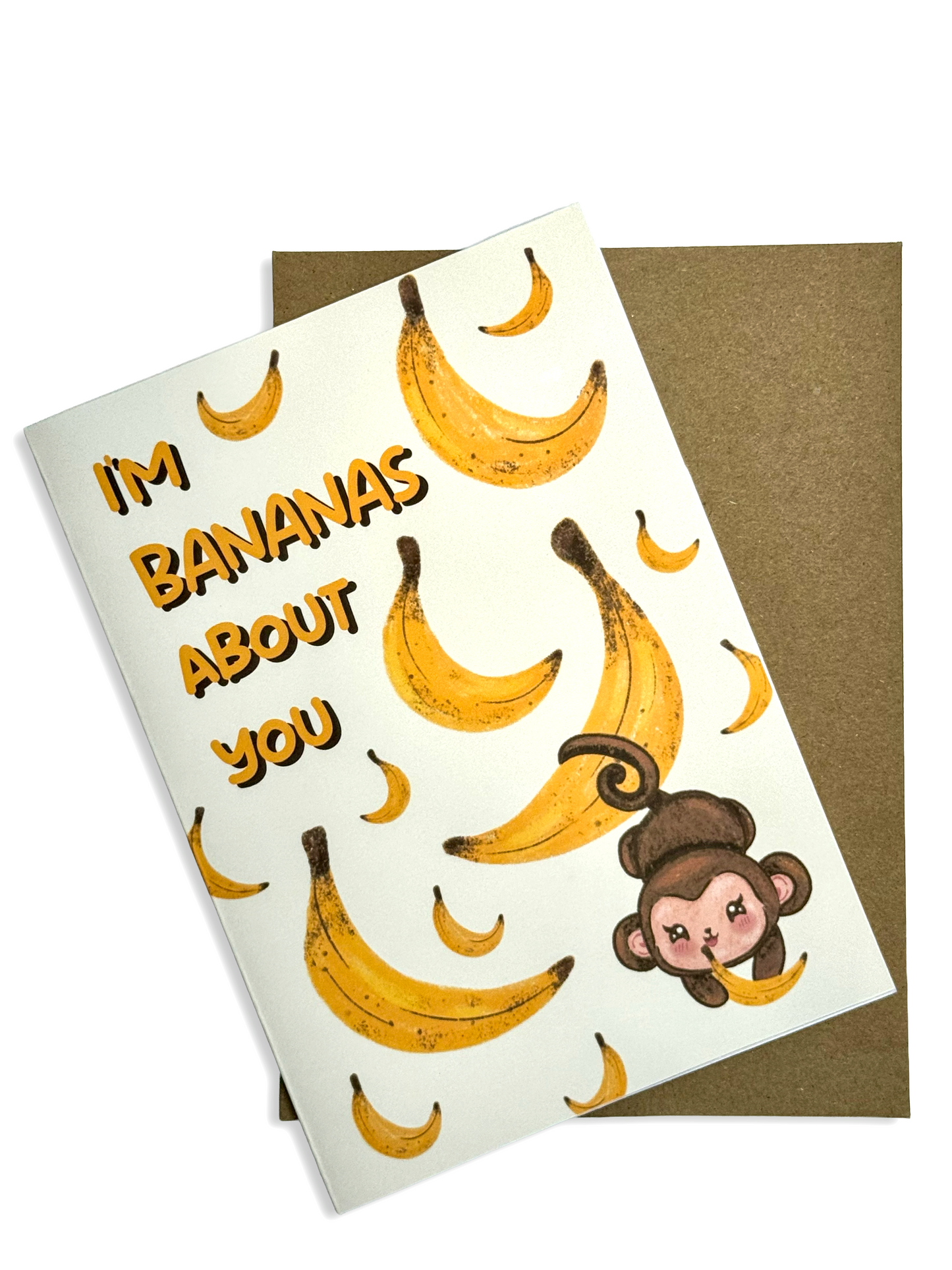 I'm bananas about you - Greeting Card
